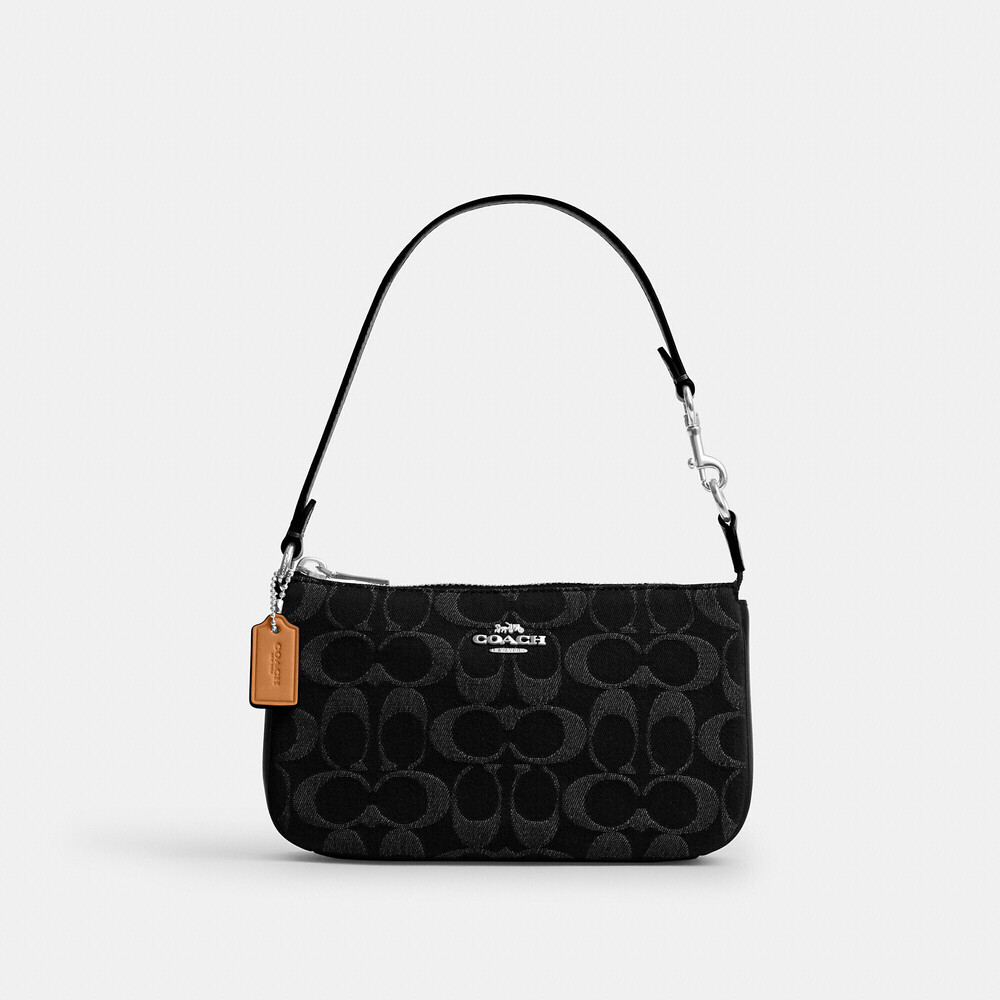 NWT..Coach Nolita 19 In Signature Black Denim